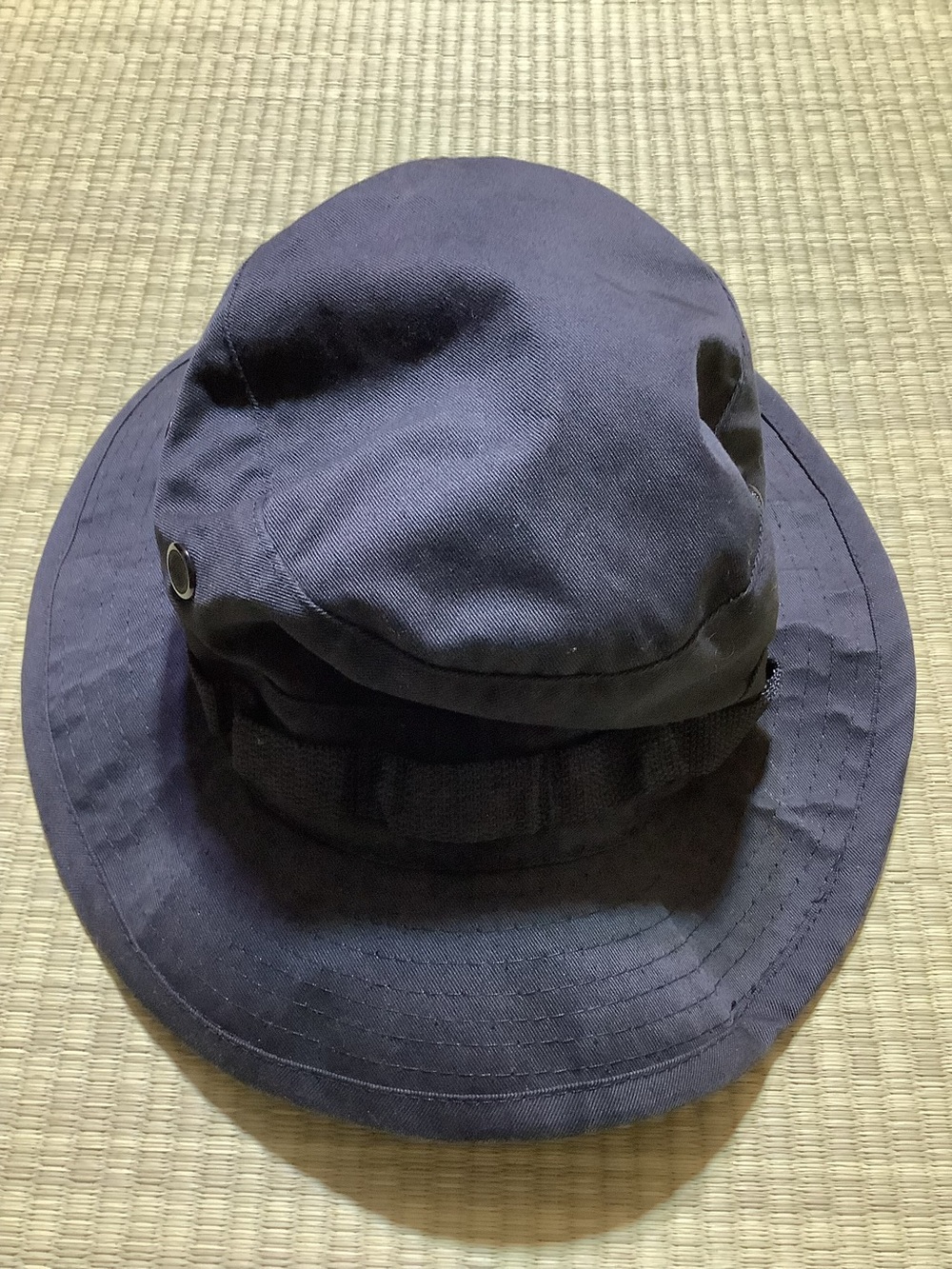 Black Boonie Hat Sun Hot Weather Type II Size 7
